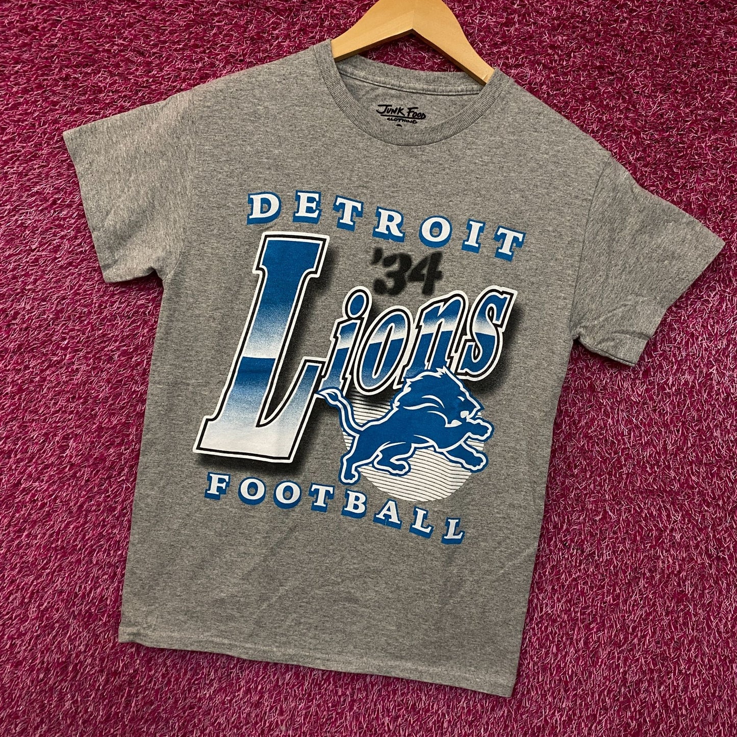 Junk Food Clothing NFL Detroit Lions Bootleg Flea Market Tee XS