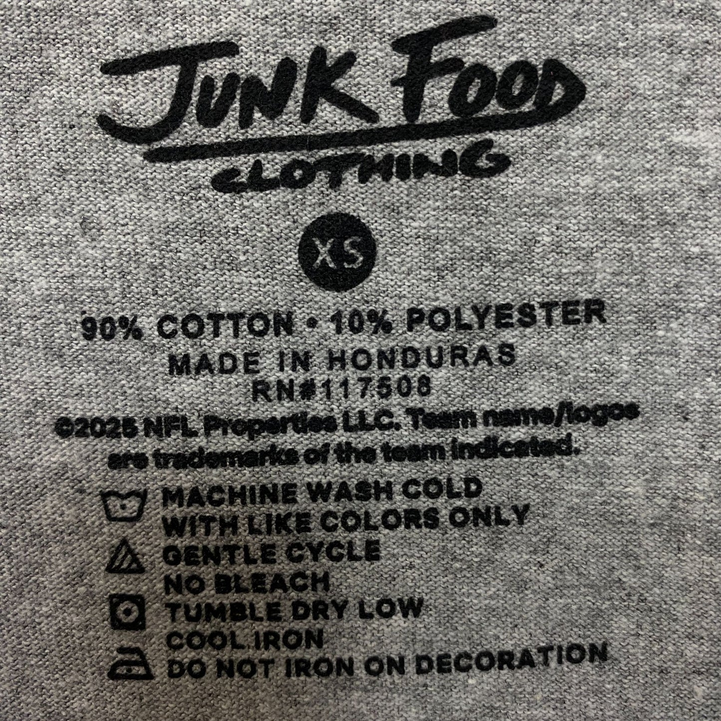 Junk Food Clothing NFL Detroit Lions Bootleg Flea Market Tee XS