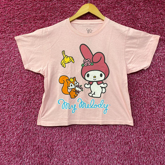 Sanrio My Melody Animal Friends Kawaii Crop Top Small