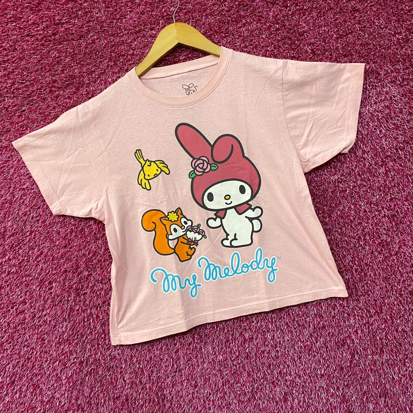 Sanrio My Melody Animal Friends Kawaii Crop Top Small
