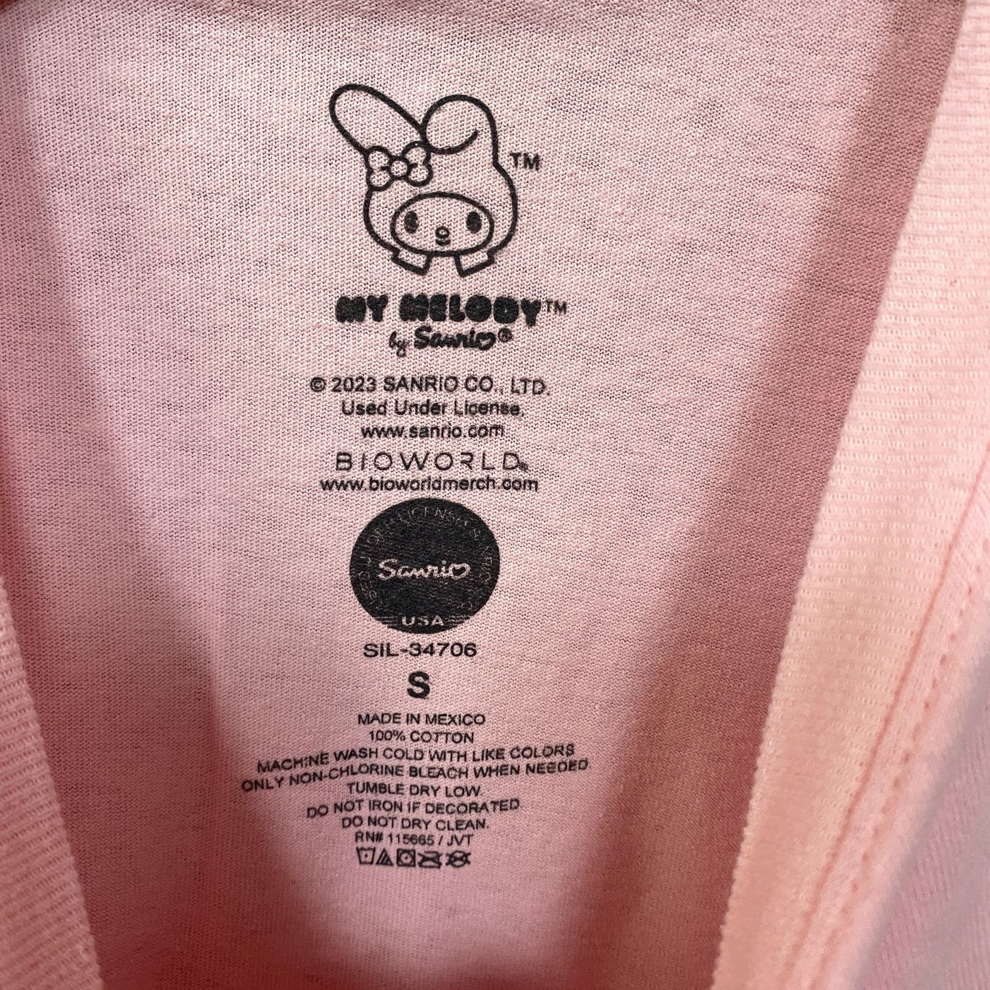 Sanrio My Melody Animal Friends Kawaii Crop Top Small