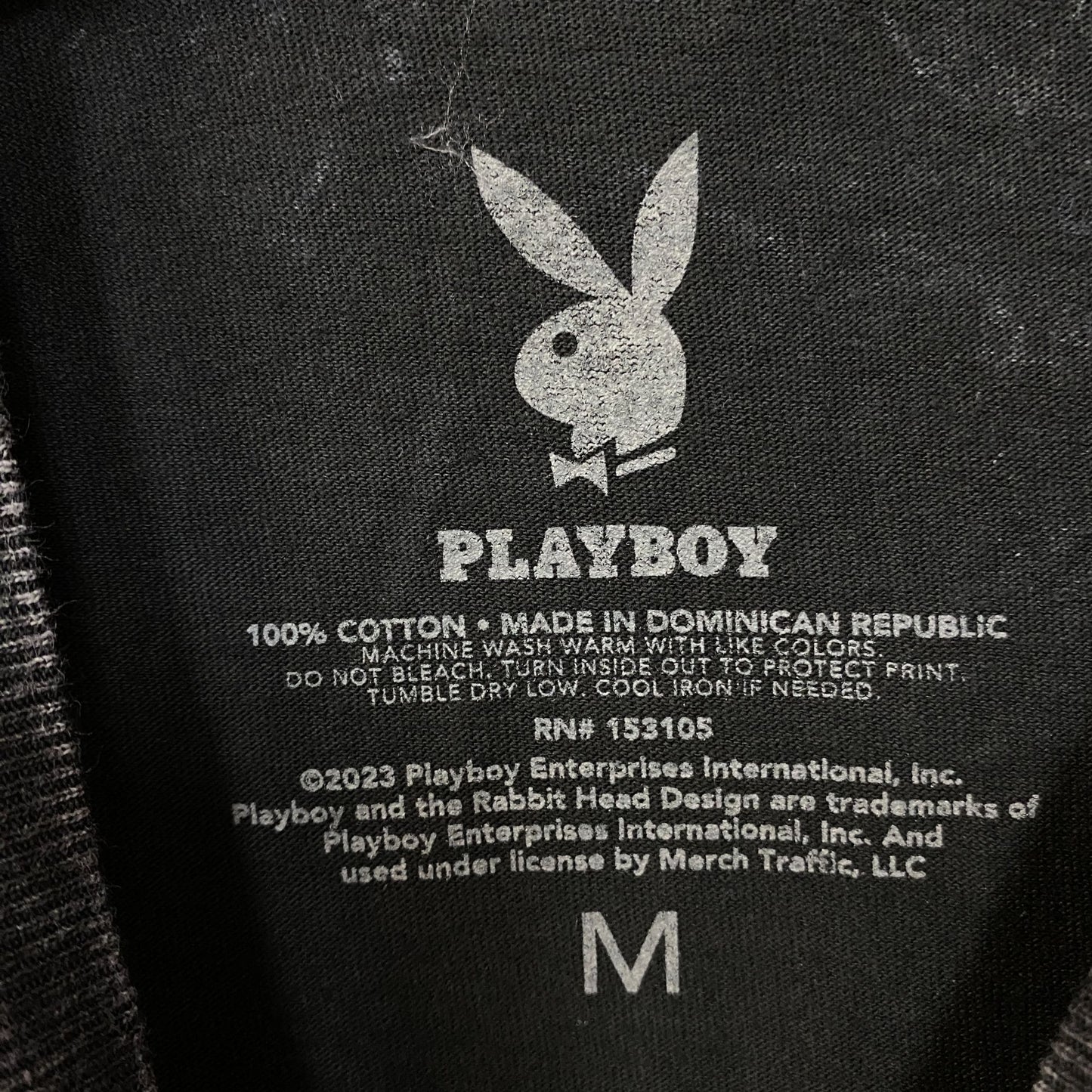 Playboy January 1986 Pop Art Cover Graphic T-Shirt Medium