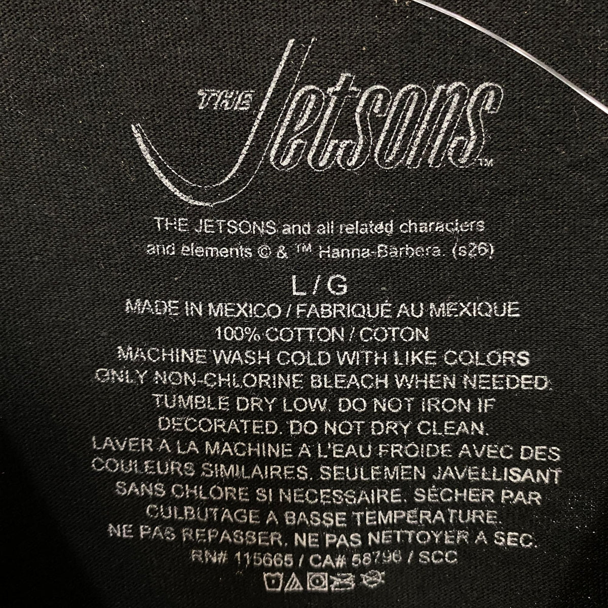 The Jetsons "Out Of This World" Glow In The Dark Graphic T-Shirt Large