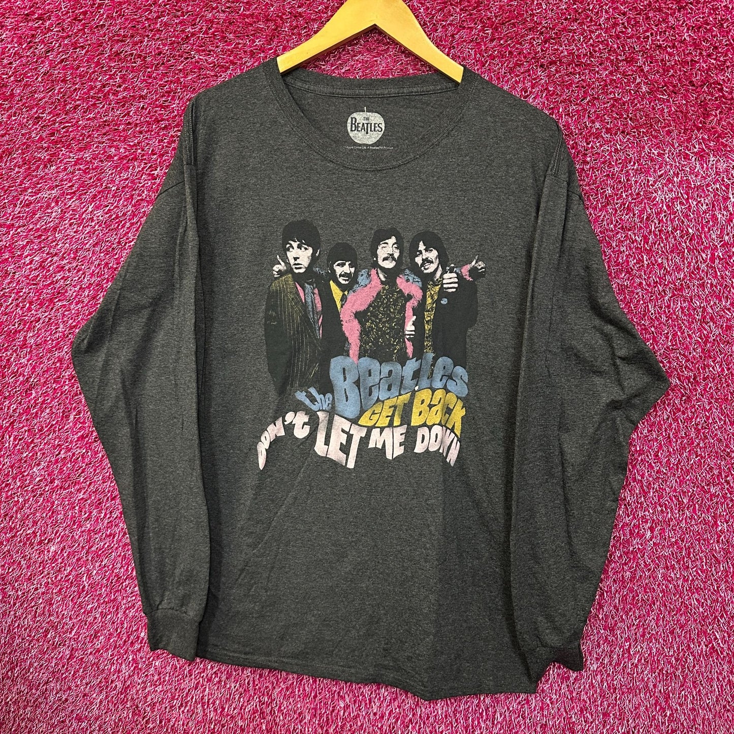 The Beatles Get Back Long Sleeve Tshirt size Large