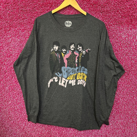 The Beatles Get Back Long Sleeve Tshirt size Large