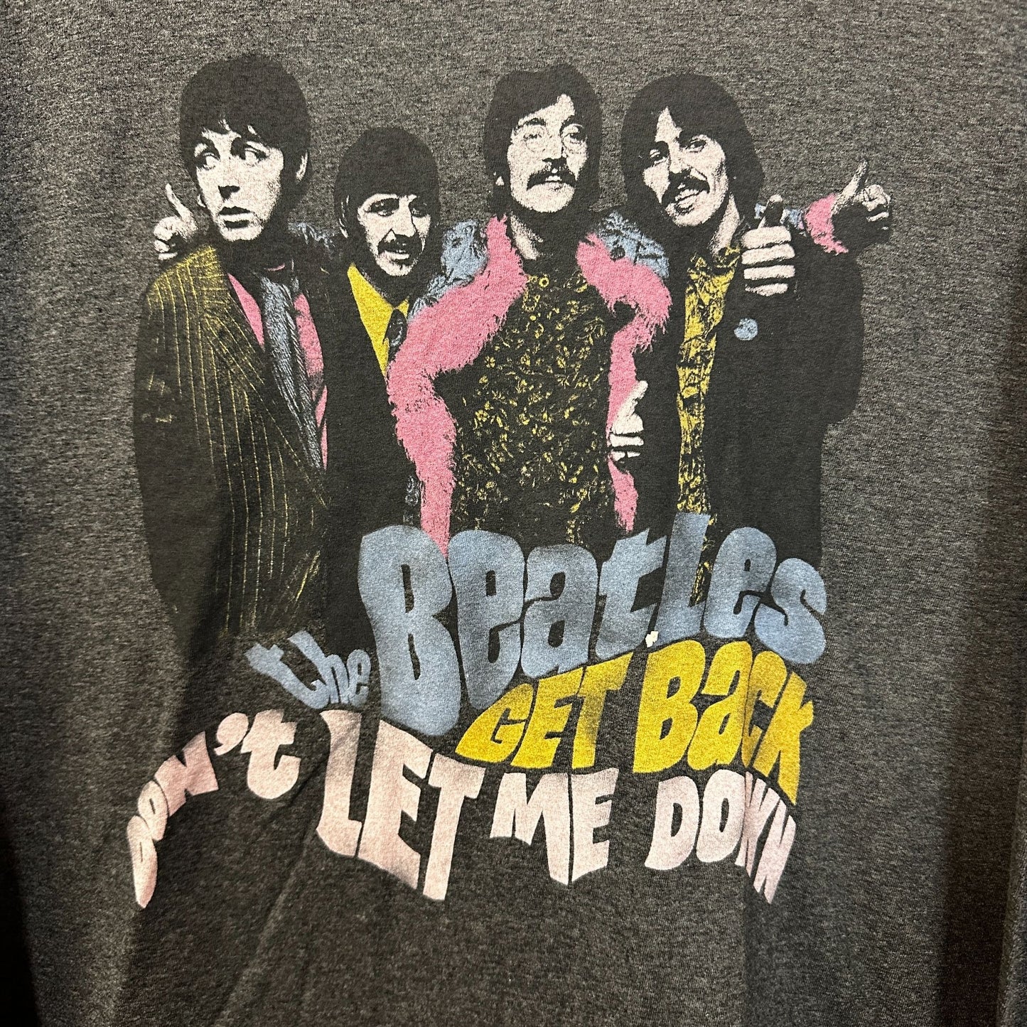 The Beatles Get Back Long Sleeve Tshirt size Large