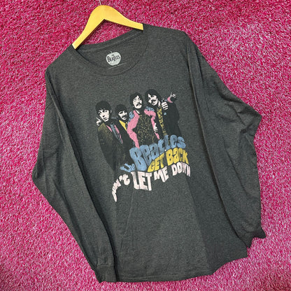 The Beatles Get Back Long Sleeve Tshirt size Large