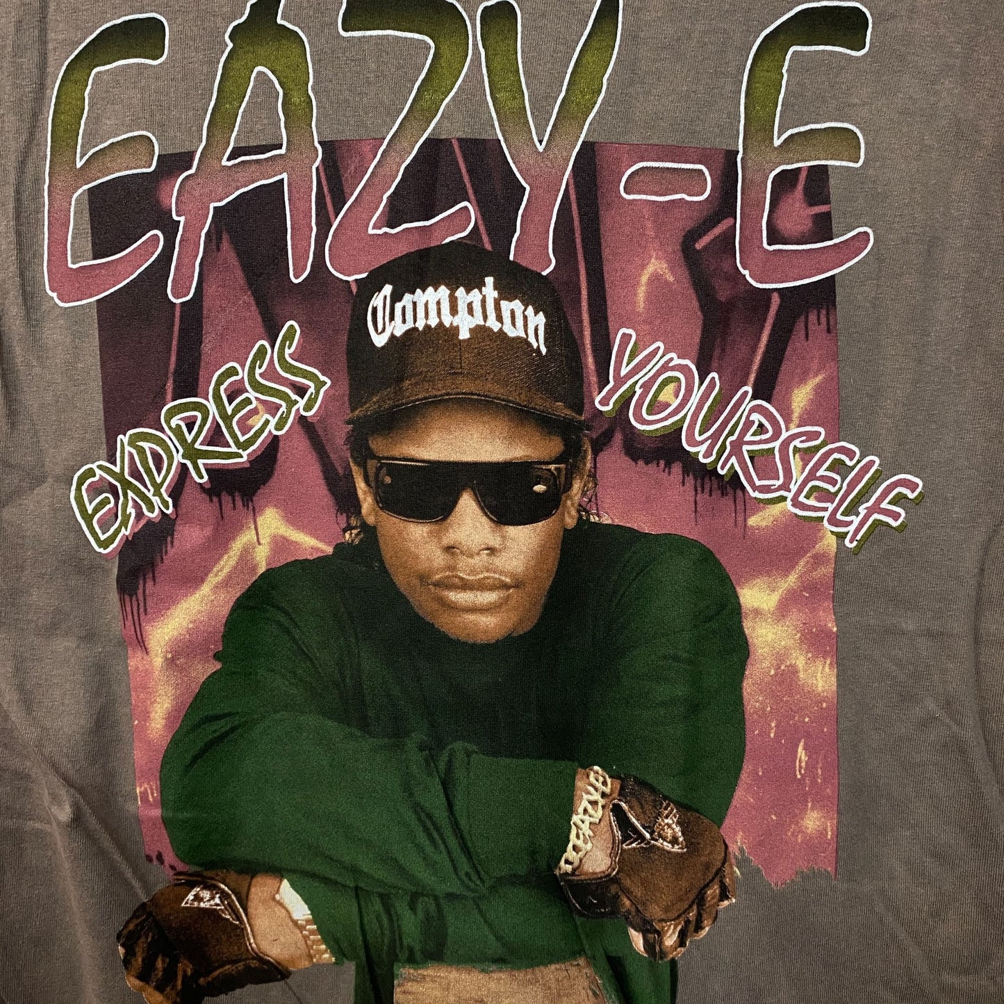 Eazy-E Express Yourself Straight Outta Compton Graphic T-Shirt Medium