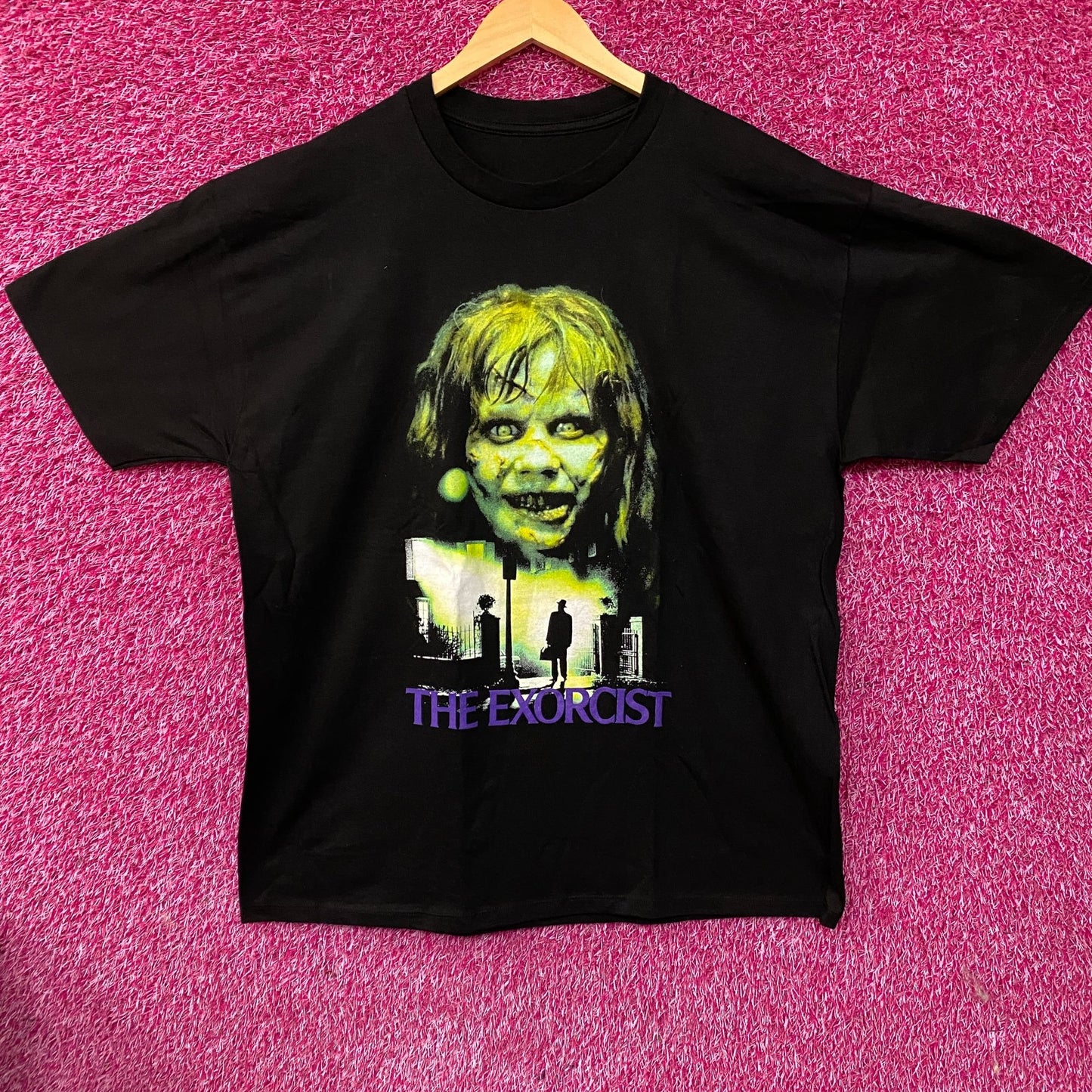 The Exorcist Possessed Regan Horror Movie Poster T-Shirt XL
