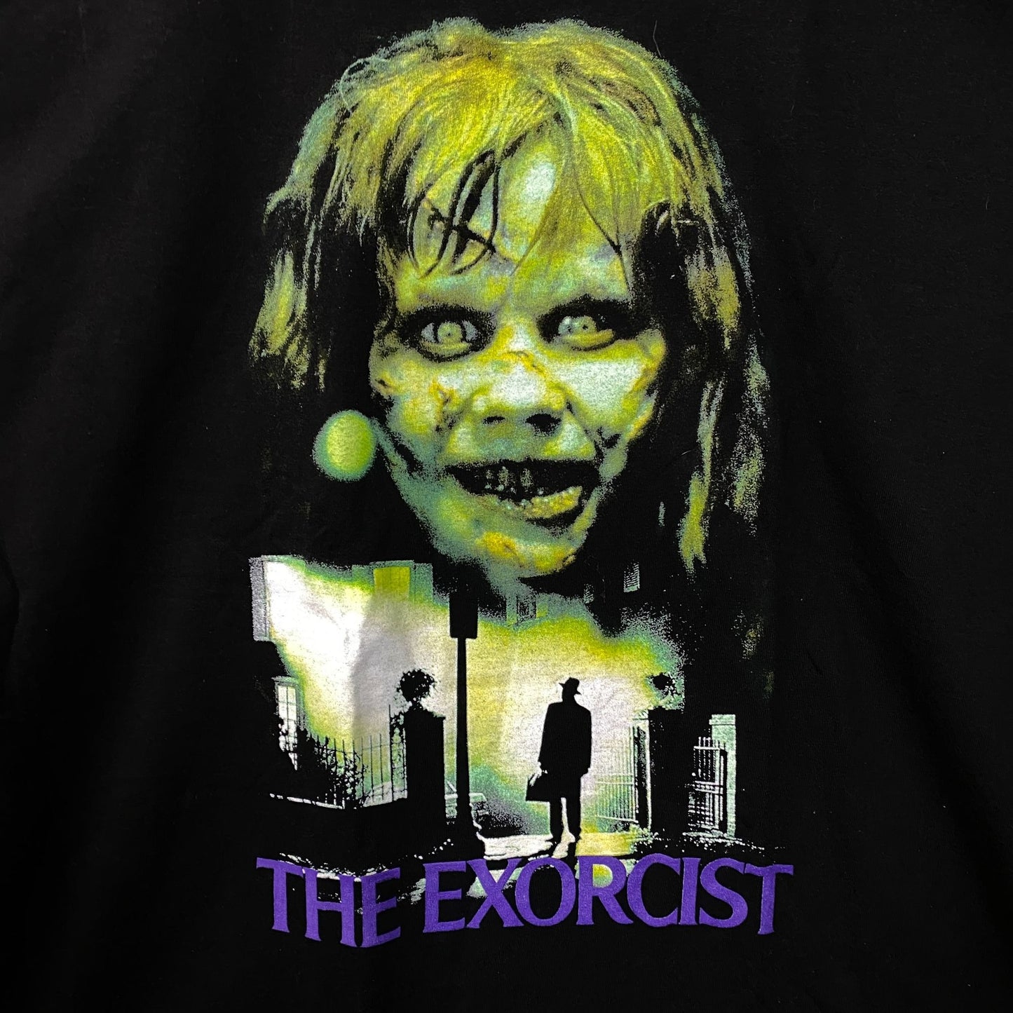 The Exorcist Possessed Regan Horror Movie Poster T-Shirt XL