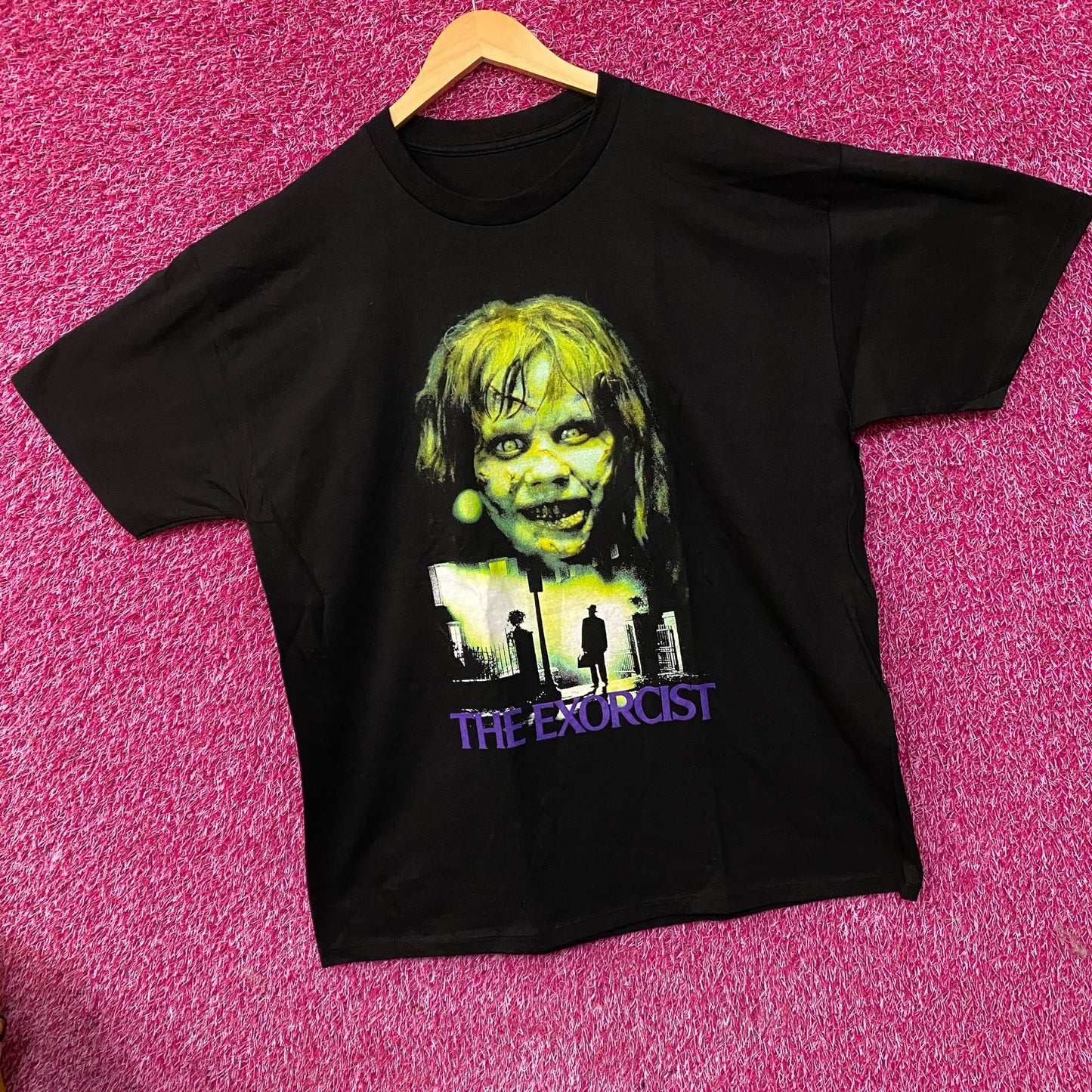 The Exorcist Possessed Regan Horror Movie Poster T-Shirt XL
