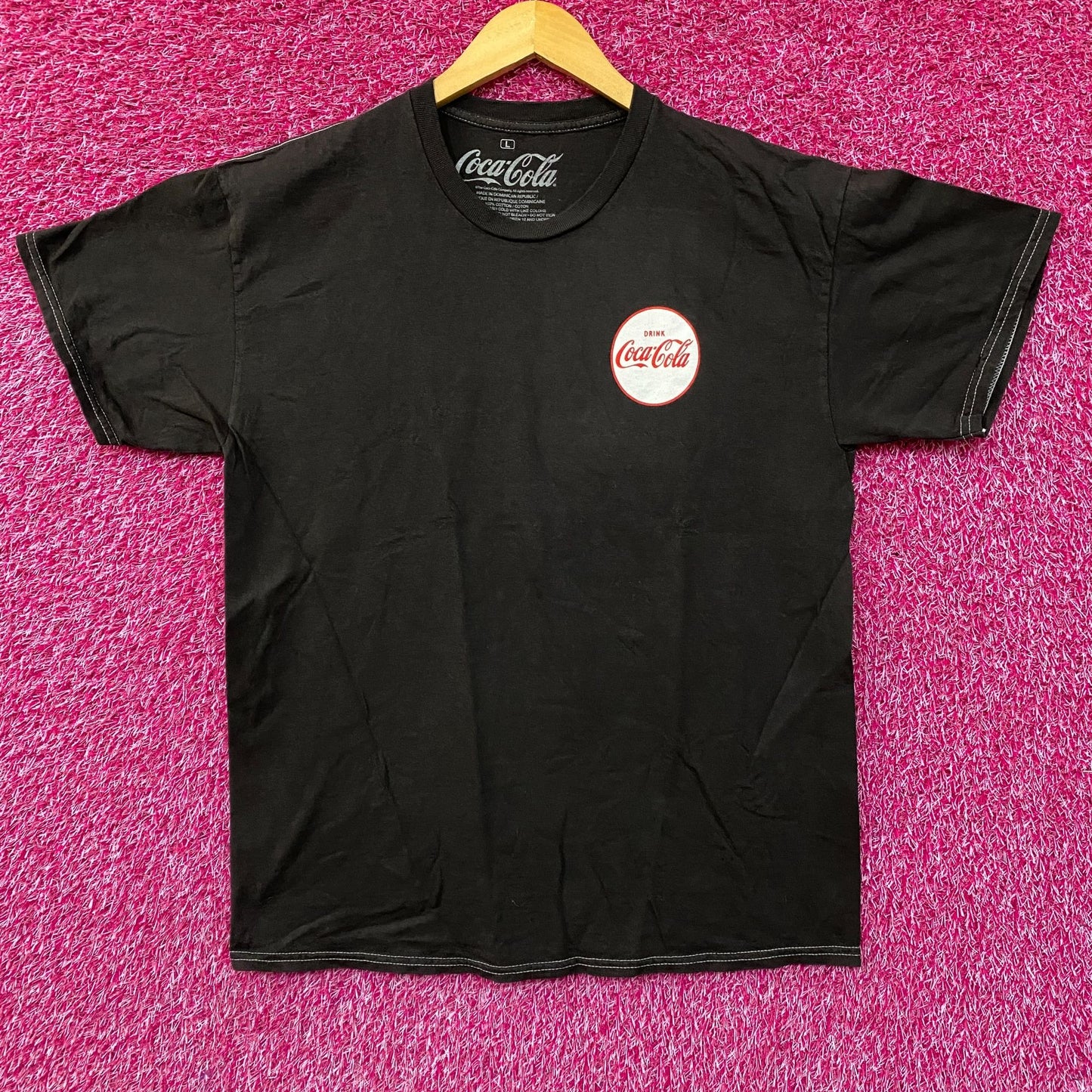 Coca- Cola Drink Promo Vintage-Style T-Shirt size large