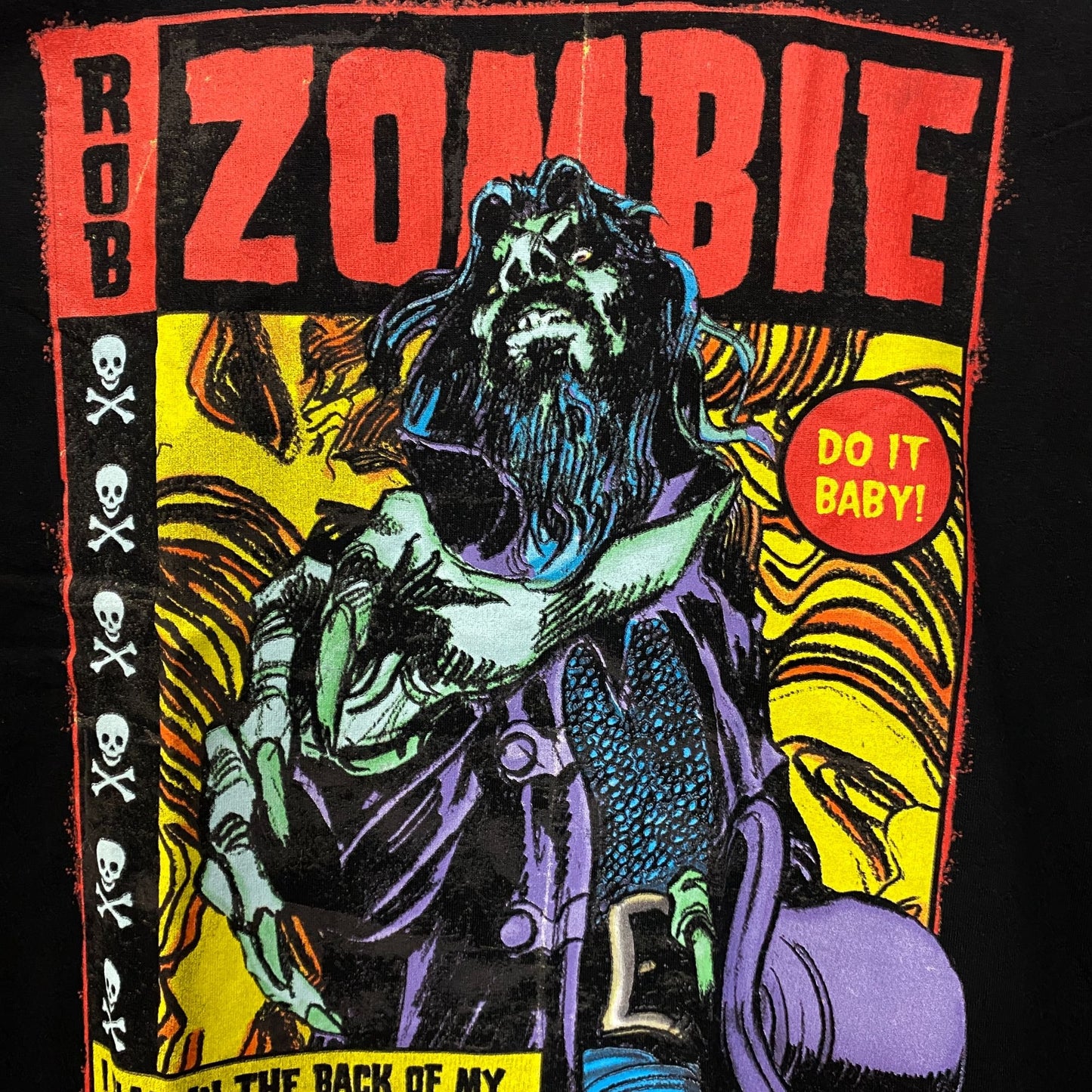Rob Zombie Dragula Hellbilly Deluxe Comic Style T-Shirt XL