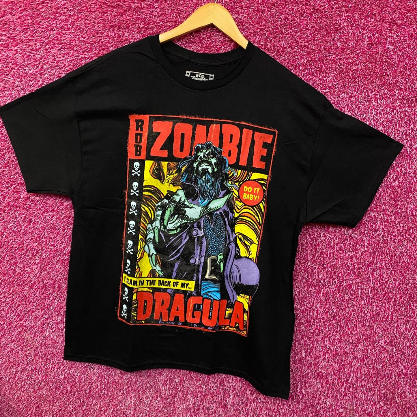 Rob Zombie Dragula Hellbilly Deluxe Comic Style T-Shirt XL