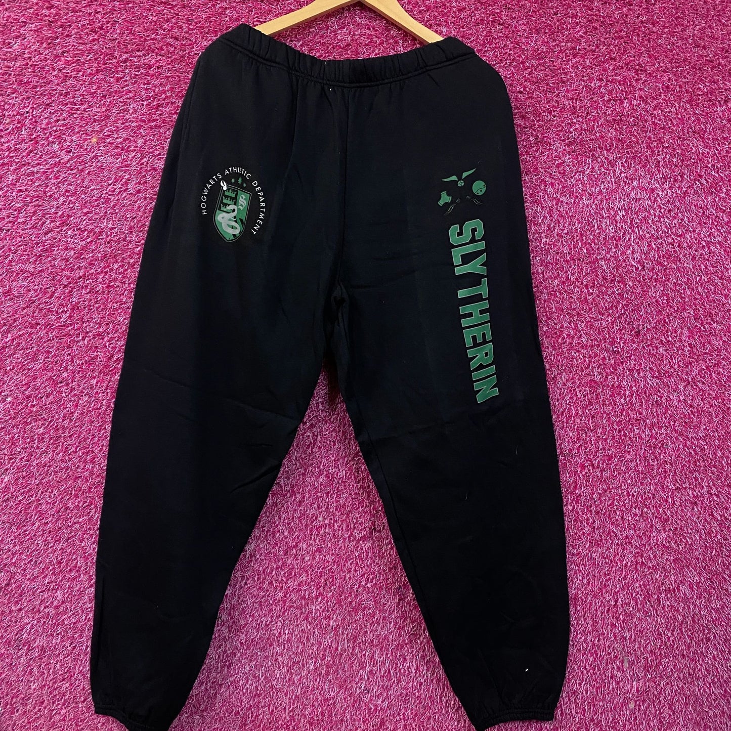 Harry Potter Slytherin Hogwarts Athletic Department Jogger Sweatpants XL