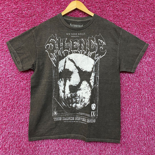 Ice Nine Inch Kills Silence Mask Rock Tee size Large