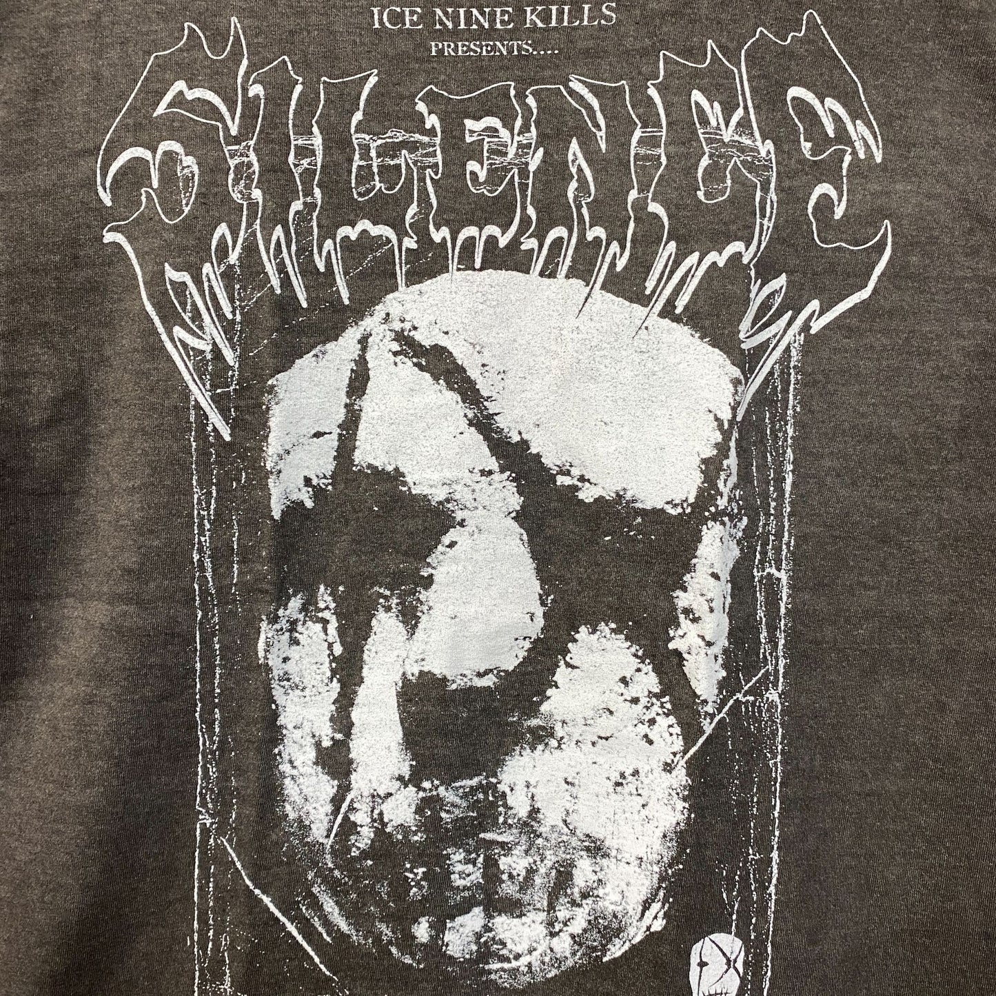 Ice Nine Inch Kills Silence Mask Rock Tee size Large