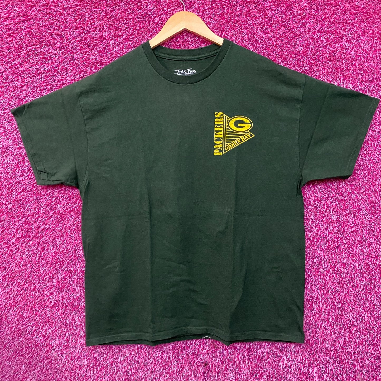 Junk Food x NFL Green Bay Packers Drive Graphic T-Shirt Large