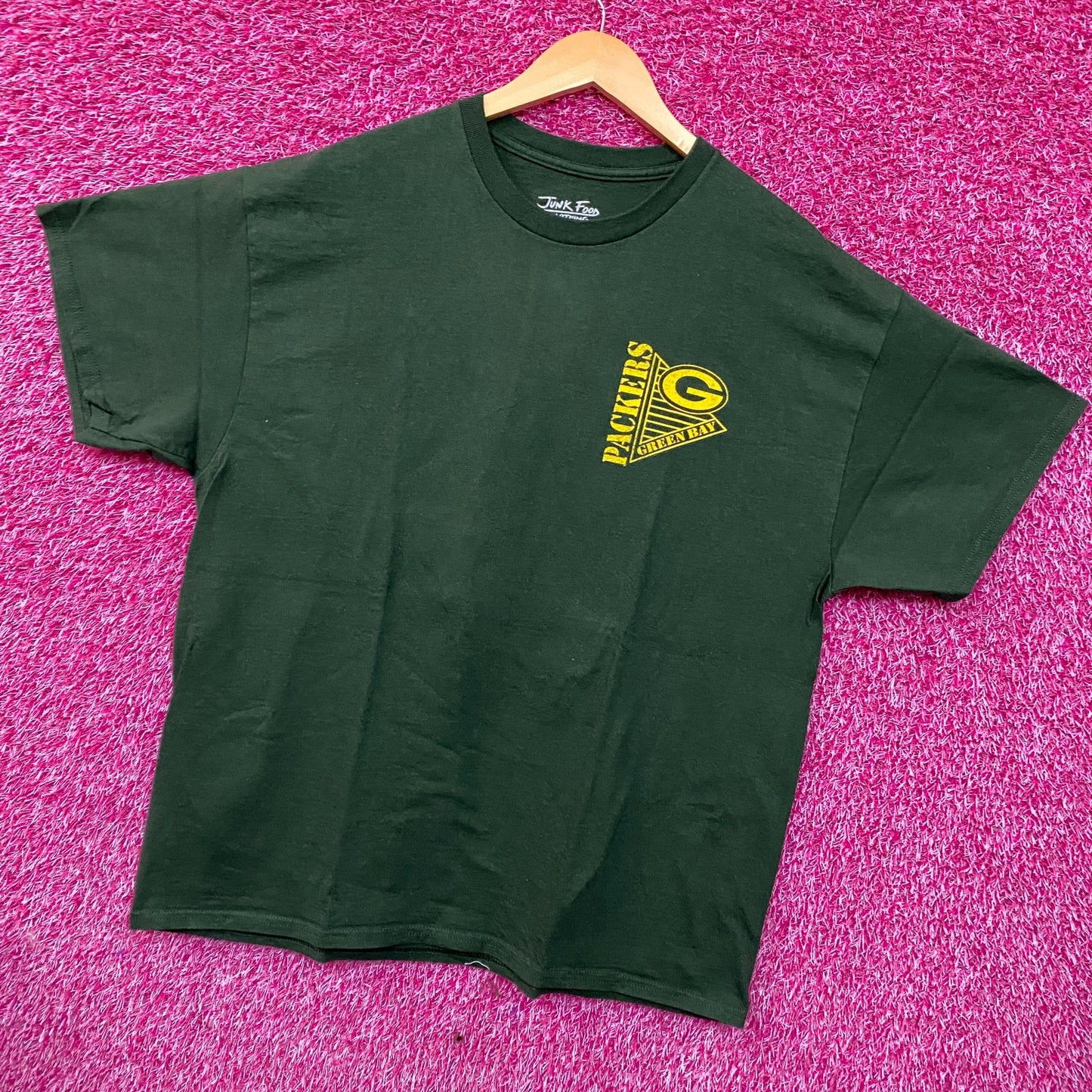 Junk Food x NFL Green Bay Packers Drive Graphic T-Shirt Large