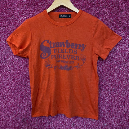 The Beatles Strawberry Fields Forever Women's Original T-Shirt Small
