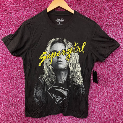 Junk Food Clothing Supergirl Retro Style Women's Tissue T-Shirt Small
