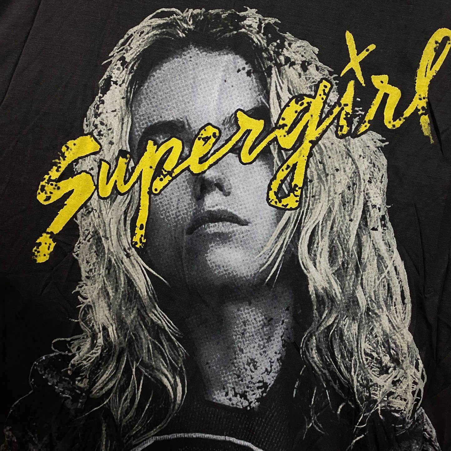 Junk Food Clothing Supergirl Retro Style Women's Tissue T-Shirt Small