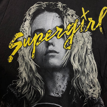 Junk Food Clothing Supergirl Retro Style Women's Tissue T-Shirt Small