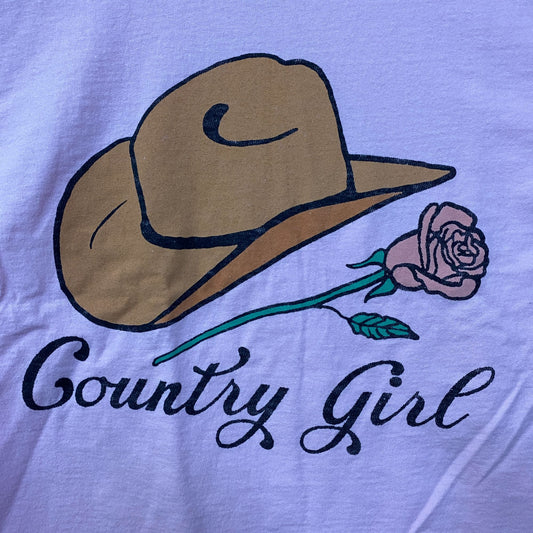 Junk Food Clothing Country Babe Cropped T-Shirt Small