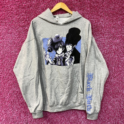 Black Butler Ciel and Sebastian Hoodie size XL
