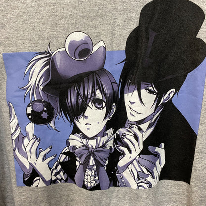 Black Butler Ciel and Sebastian Hoodie size XL