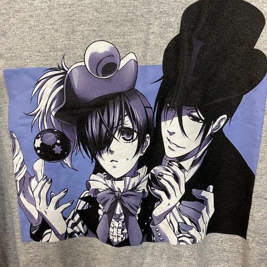 Black Butler Ciel and Sebastian Hoodie size XL