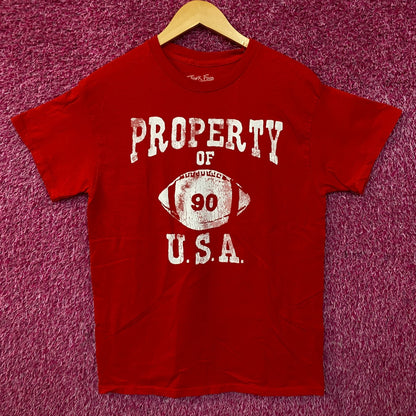 Junk Food "Property of USA" Graphic T-Shirt Small