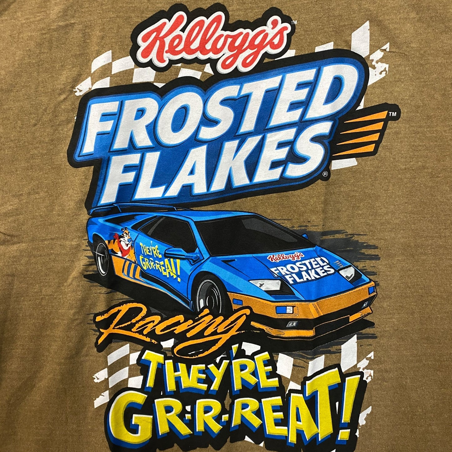 Kelloggs Frosted Flakes Racing They're Great T-Shirt 3XL