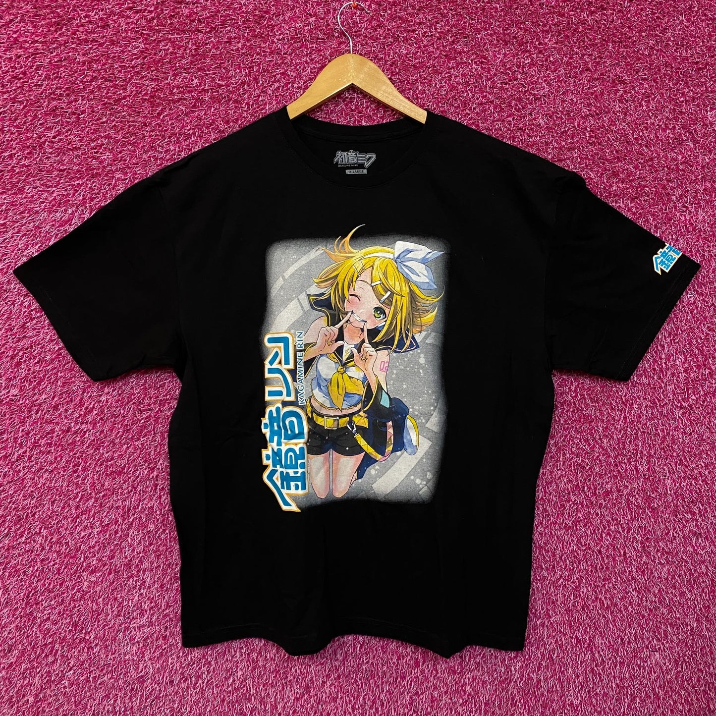 Hatsune Miku Kagamine Rin anime Tshirt size Extra Large