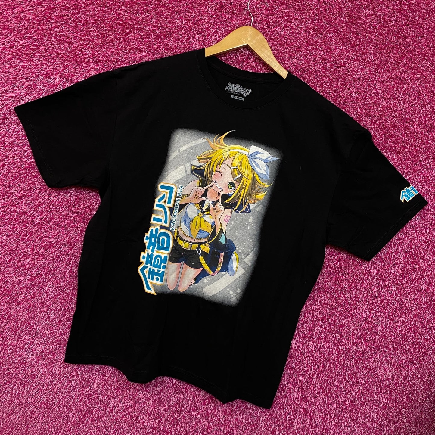 Hatsune Miku Kagamine Rin anime Tshirt size Extra Large