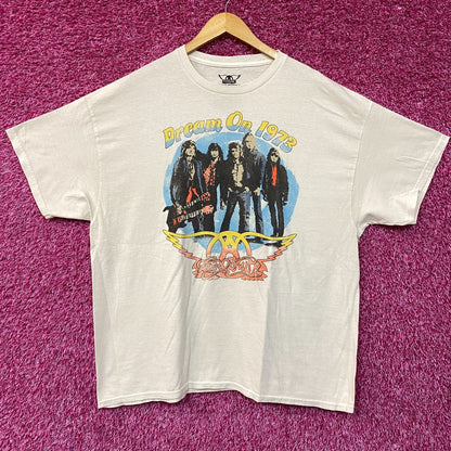 Aerosmith Dream On 1973 Graphic Design Beige T-Shirt 1X