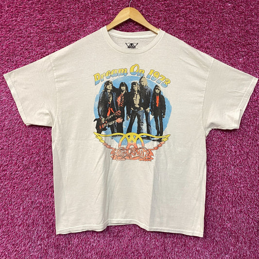 Aerosmith Dream On 1973 Graphic Design Beige T-Shirt 1X