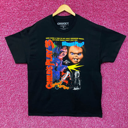 Chucky Childs Play 3 Wanna Play T-Shirt  XL