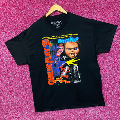 Chucky Childs Play 3 Wanna Play T-Shirt  XL