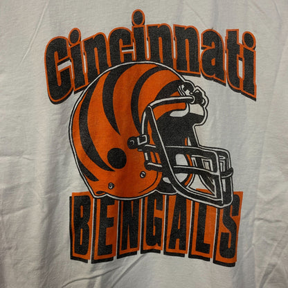 Junk Food Clothing NFL Cincinnati Bengals Helmet Logo T-Shirt Medium