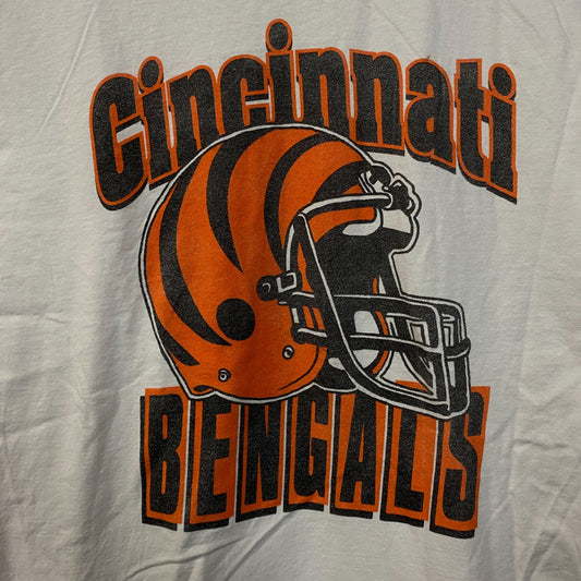 Junk Food Clothing NFL Cincinnati Bengals Helmet Logo T-Shirt Medium