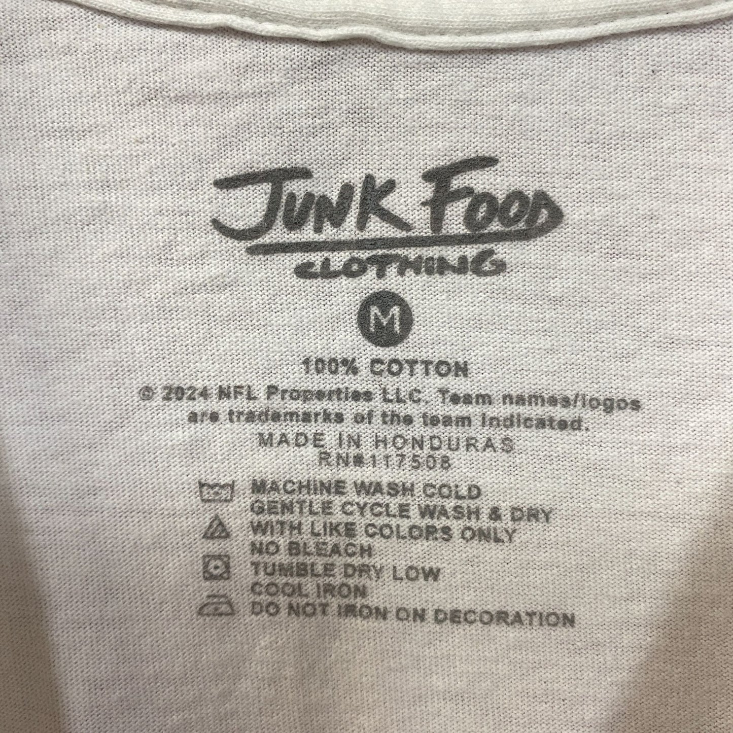 Junk Food Clothing NFL Cincinnati Bengals Helmet Logo T-Shirt Medium