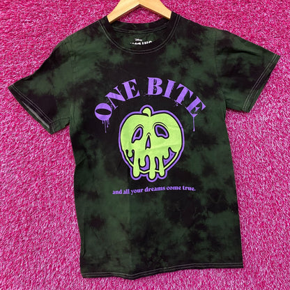 Disney Villains Snow White and the Seven Dwarves One Bite Tie-Dye T-Shirt Extra Small