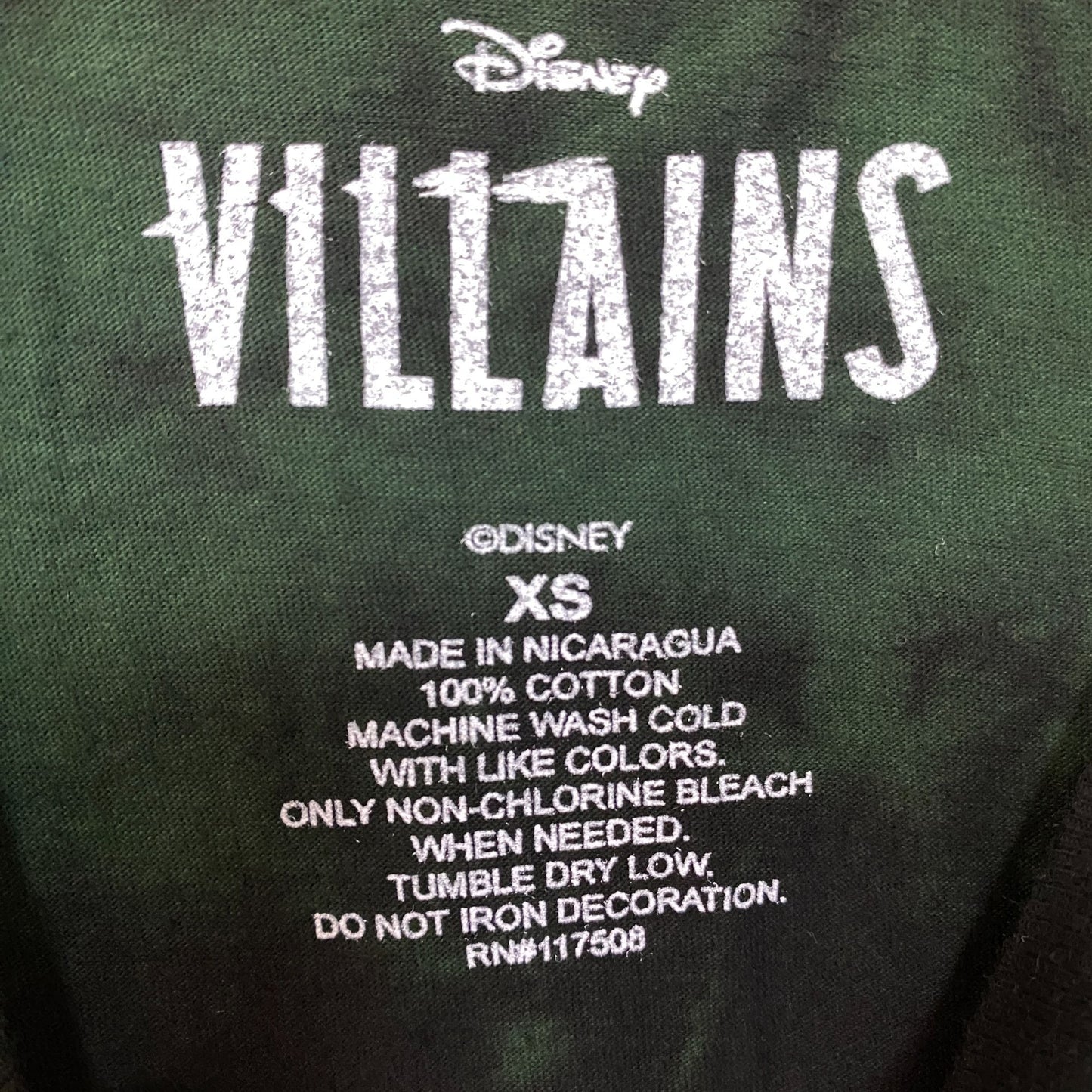 Disney Villains Snow White and the Seven Dwarves One Bite Tie-Dye T-Shirt Extra Small