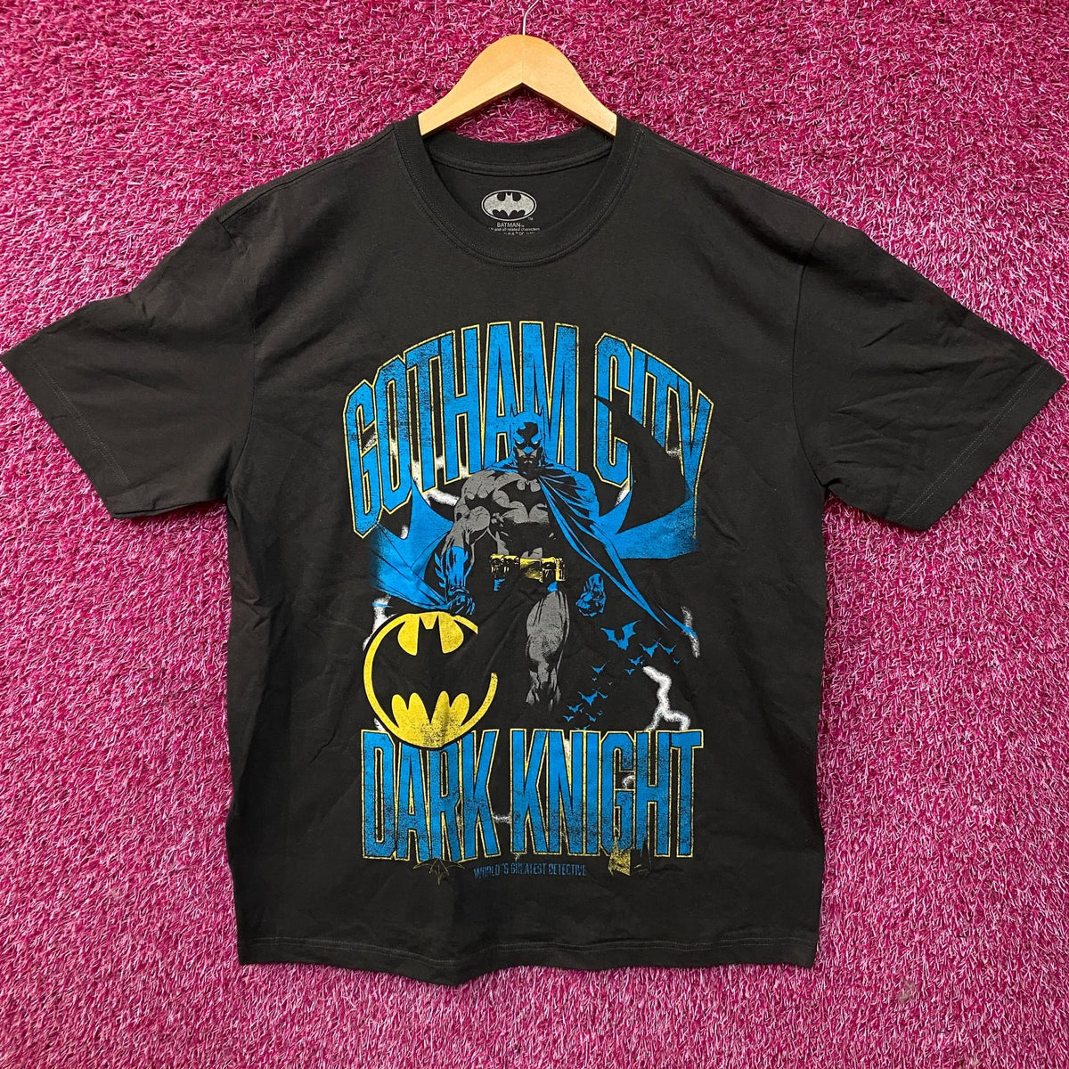 DC Gotham City The Dark Knight Batman Graphic T-Shirt Large