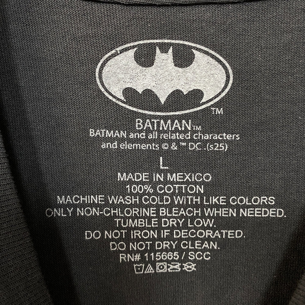 DC Gotham City The Dark Knight Batman Graphic T-Shirt Large