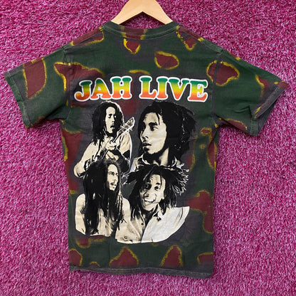 Bob Marley Jah Live Retro Style Graphic T-Shirt Small