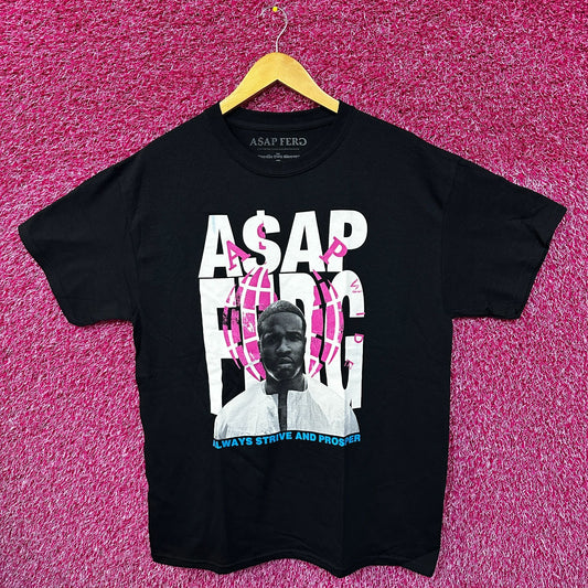 ASAP Ferg Always Strive and Prosper Rap Tshirt size Large