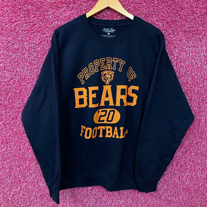 Junk Food Chicago Bears Property of Flea Market Crewneck Sweatshirt Large