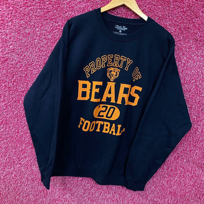 Junk Food Chicago Bears Property of Flea Market Crewneck Sweatshirt Large
